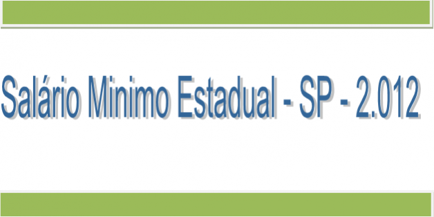 Salario minimo estadual sp 2012 Salario minimo estadual sp 2012