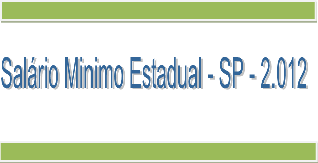 Salario minimo estadual sp 2012