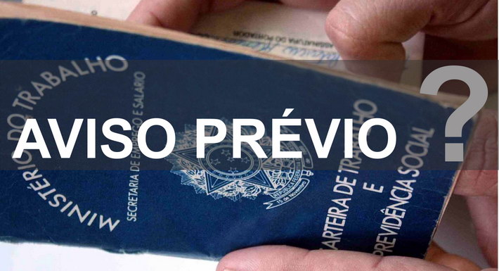 Aviso prévio demissão