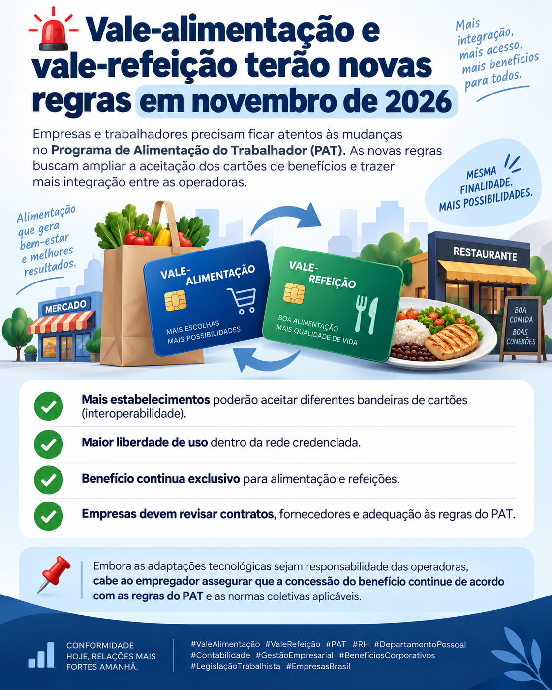 Vale-Alimentação e Vale-Refeição
